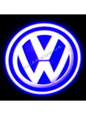 Логотип led в карту дверей Volkswagen